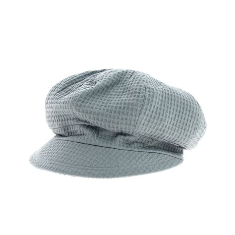 Cap Gavroche Elorine Blue Frosted Reversible Cotton Traclet