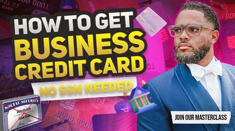 How To Get Business Credit Card No Social Needed Youtube