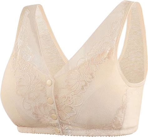 Youmore Damen BHS Spitzen Bralettes für Frauen Frontverschluss Push Up