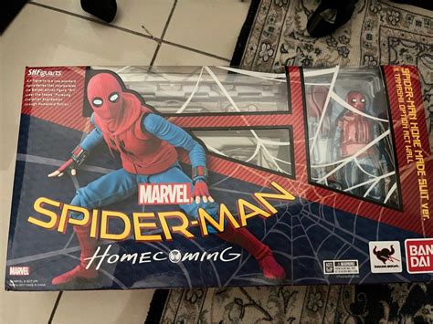 Shf Spider Man Homecoming Home Suit Ver With Diorama Hobbies Toys