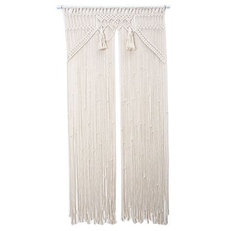 Muur Opknoping Macrame Gordijn Bohemian Hand Gewev Grandado