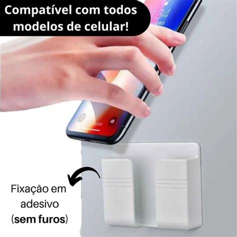 Suporte Multiuso De Parede Para Celular E Controle Plástico MercadoLivre