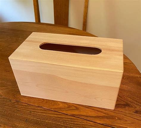 Wooden Tissue Box Holder Makeover