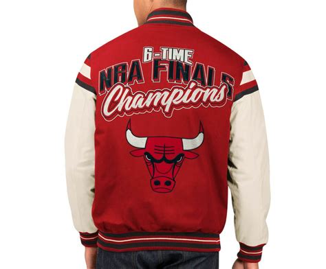 Chicago Bulls 6 Time NBA Finals Varsity Jacket - Maker of Jacket