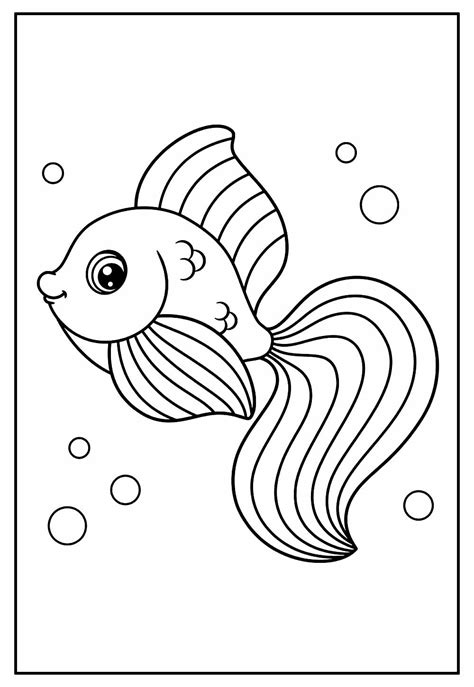 Desenhos De Peixinhos Para Imprimir - 9