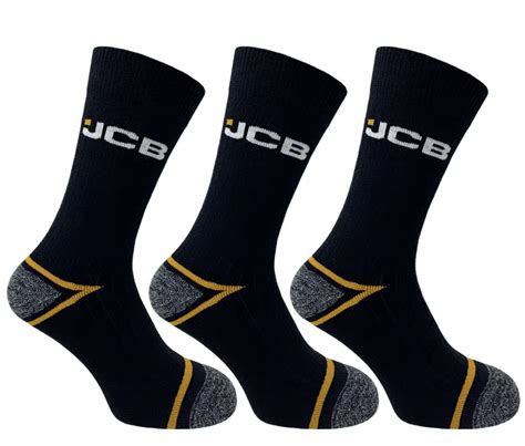 Jcb Work Socks 3 Pairs Socksco