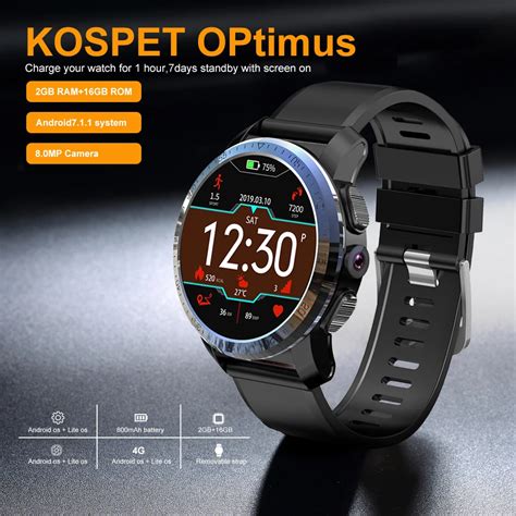 Kospet Optimus Pro Smart Watch Gb Gb Dual System Wifi Gps Android