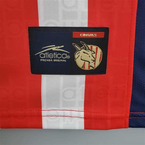 Camisa Chivas Retr Vermelha E Branca Atletica