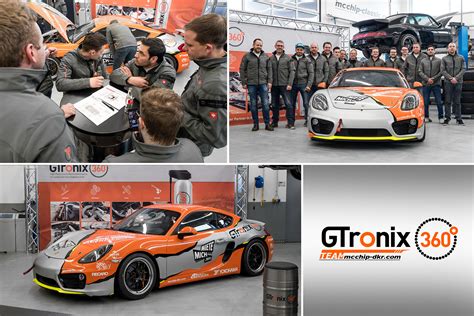 Gtronix Team Mcchip Dkr Starts With Porsche Cayman In The V Class