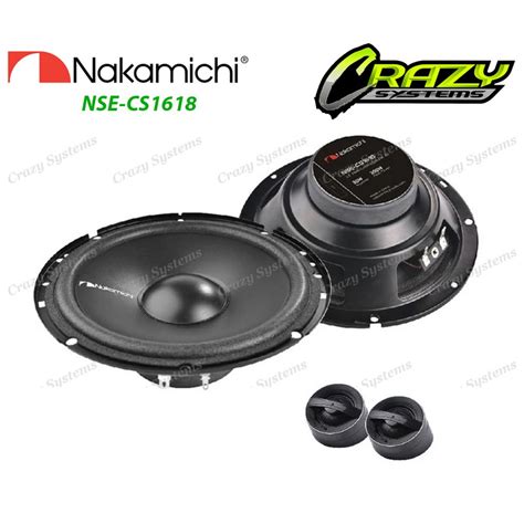 NAKAMICHI NSE CS1618 6 5 2 Way 200W Component Speaker Pair