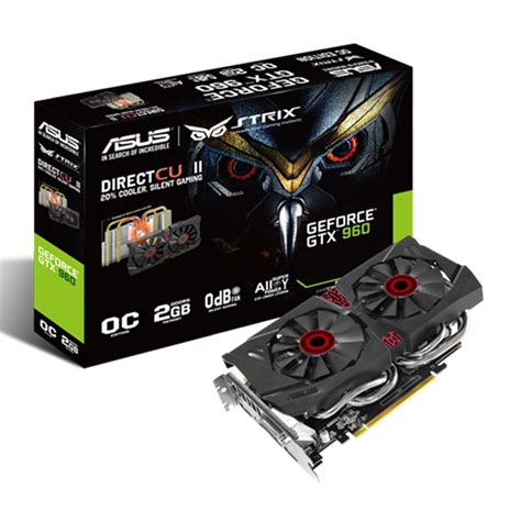 Asus GeForce GTX 960 ROG Strix 2GB GDDR5 Ekran Kartı GTX960 DC2OC 2GD5