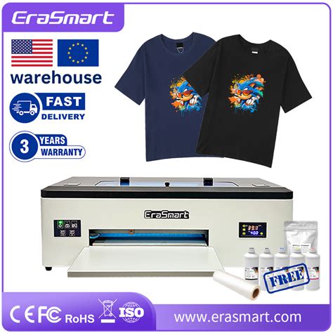 Erasmart A3 A4 Heat Pet Film Inkjet L1800 Printer A3 Digital T Shirt