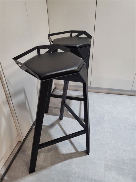 Outdoor Metal Bar Stool/Chair, Furniture & Home Living, Furniture ...