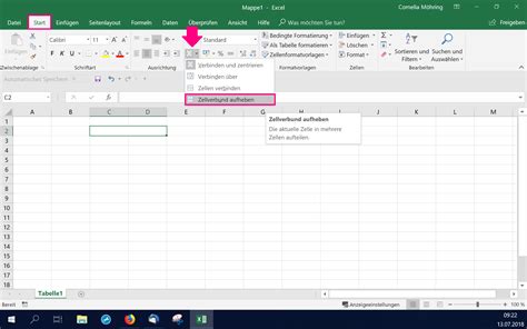 Excel Zelle Teilen So Klappt S Heise Online