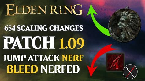 Elden Ring Patch Weapon Scaling Changes Pvp Nerfs Pvp