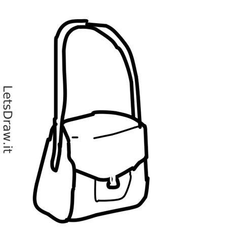 How to draw handbag / aoj5sjbb.png / LetsDrawIt