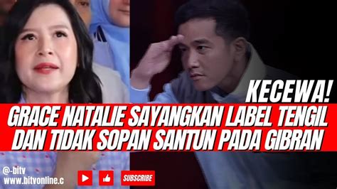 LIVE Kecewa Grace Natalie Sayangkan Label Tengil Dan Tidak Sopan