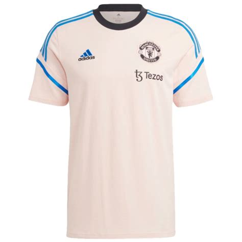 Manchester United Pink T-Shirt 2022/23 | Official Adidas Tee | Limited ...