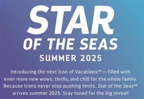 The Ultimate Family Voyage on the Star of the Seas