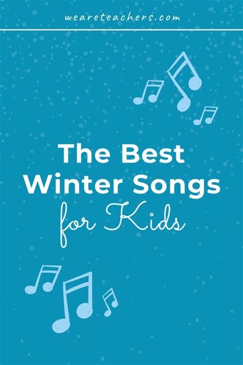 60 Best Winter Songs For Kids Of All Ages Winter Songs For Kids