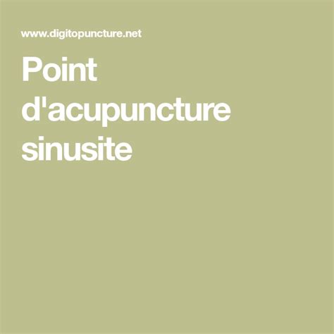 Point D Acupuncture Sinusite Lockscreen Lockscreen Screenshot