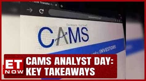 CAMS Indias Largest RTA For Mutual Funds Expects To Grow 14 Over