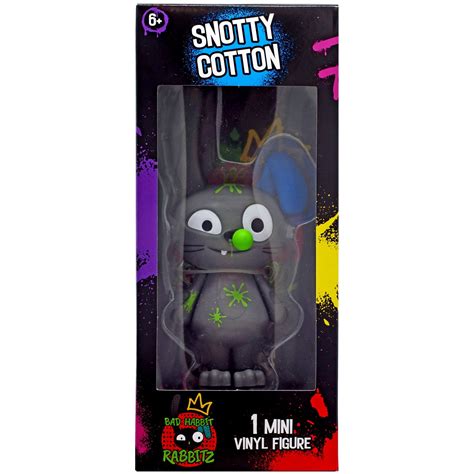 Bad Habbit Rabbitz Series 1 Snotty Cotton Mini Figure Pack - Walmart.com