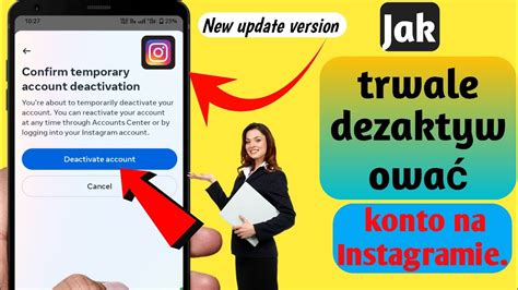 Jak trwale dezaktywować konto na Instagramie YouTube