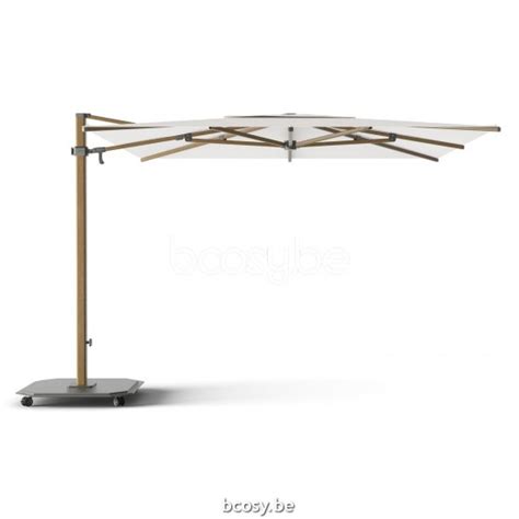 Jardinico Jcp X Vierkante Vrijhangende Parasol X Mast Teak