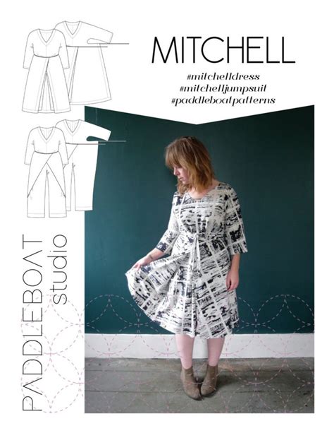 Mitchell Dress And Jumpsuit Textillia Clothing Patterns Dress