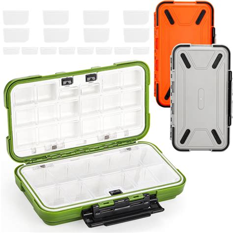 Amazon ZENFUN 3 Packs Fishing Lure Box Fishing Tackle Box