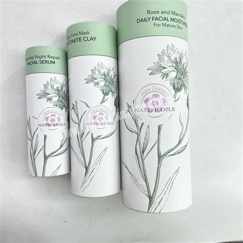 Biodegradable Food Grade Cardboard Cylinder Box Tea Paper Tube Packaging