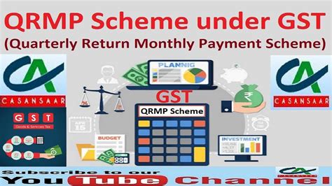 QRMP Scheme Under GST Quarterly Return Monthly Payment Scheme Under