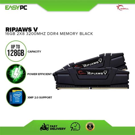 Easypc G Skill Ripjaws V Gb X Dual Kit Mhz Ddr Memory