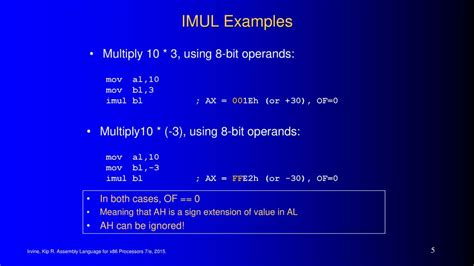 Ppt Assembly Language For X86 Processors 6th Edition 58 Off