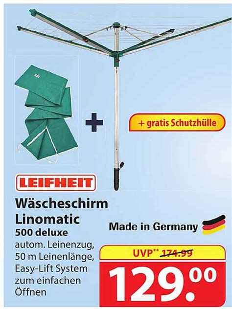 Leifheit W Scheschirm Linomatic Deluxe Angebot Bei Famila