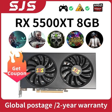 Sjs Tarjeta Gr Fica Rx Xt Para Gaming Mining G Bit Gddr Rx