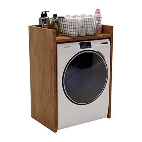 AKKE Meuble de Rangement Machine à Laver Lave Linge Sèche Linge Armoire