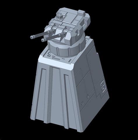 Stl File Legionheroic Scale Lava Planet Empire Laser Cannon Turret