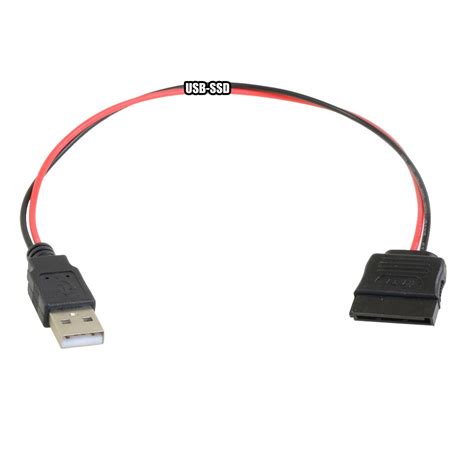 USB to 2.5 SSD 5-Pin SATA Power Adapter Cable (20cm) - modDIY.com