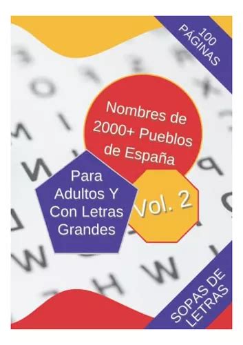 Libro Sopas De Letras Para Adultos Y Mayores Con Letra Envío gratis