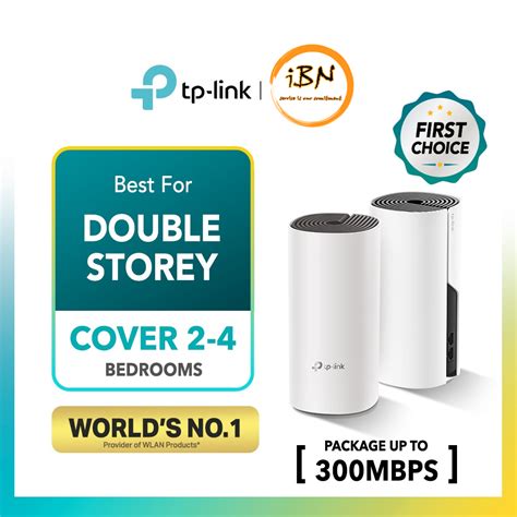 TP Link Deco HC4 A K A M4 2 PACK AC1200 Gigabit Mesh WiFi Router