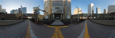 Tokyo Metropolitan Govt Building Closeup View 360 Panorama 360cities