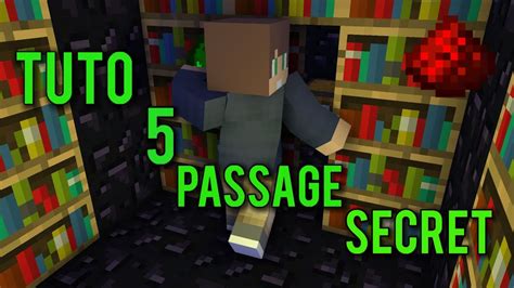 Tuto 5 Passage Secret Facile A Faire Minecraft Youtube