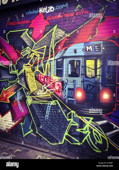 Train Graffiti Art