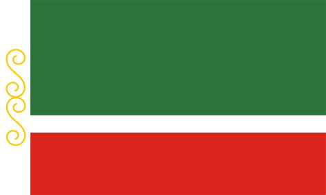 Chechen Republic flag color codes