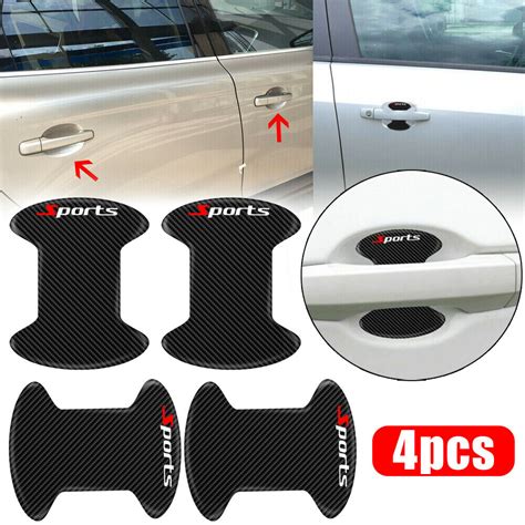 X Car Door Handle Bowl Cover Protector Anti Scratch Sticker Decal