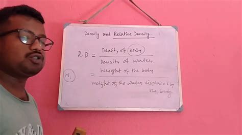 What Is The Difference Between Density And Relative Density Class