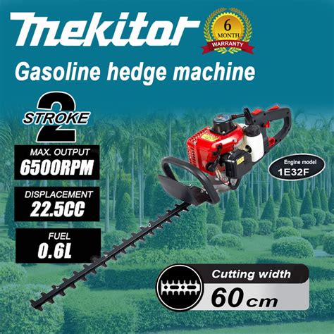 mekitor mesin trim pokok bunga hedge trimmer petrol grass trimmer mesin