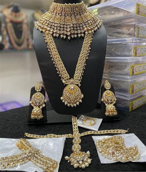 Sabyasachi Inspired Indian Bridal Jewelry Bollywood Wedding Bridal Set ...